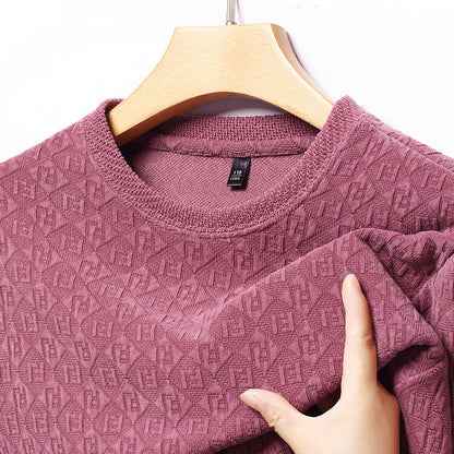 Herren Strickpullover Modern 3D Muster Hochwertig