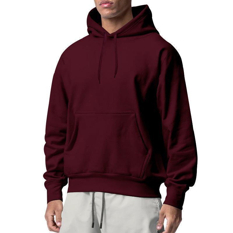 Herren Kapuzenpullover Klassisch Atmungsaktiv mit Kängurutasche