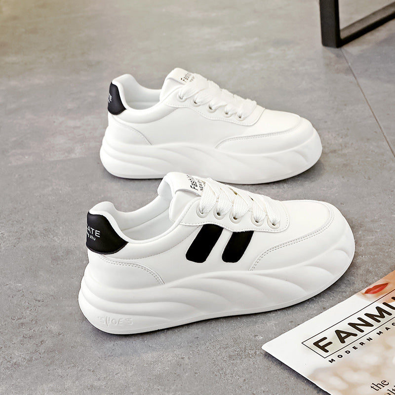 Damen Sneaker Plateau Komfort Schuhe Modern Atmungsaktiv