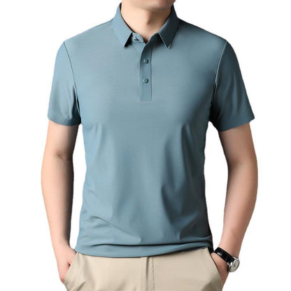 Herren Poloshirt Atmungsaktiv Strukturiert Modern