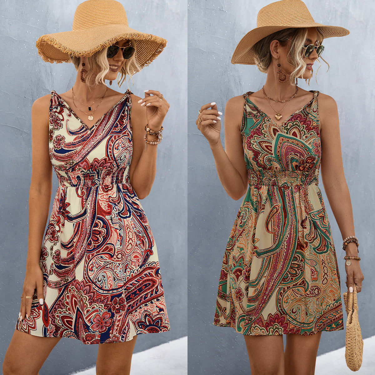 Boho Sommerkleid für Damen Elegant Leicht - BerlinGlamour