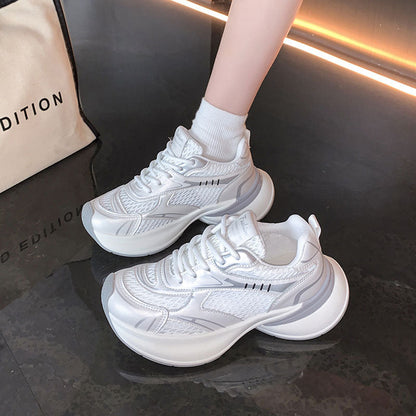 Damen Sneaker Sportlich Leicht Atmungsaktiv Bequem