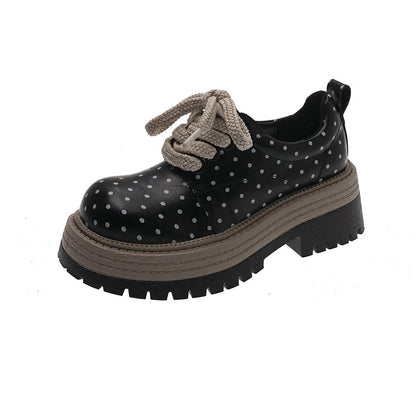 Damen Schnürschuhe Hochzeitsschuhe Blockabsatz Trendy