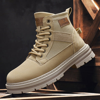 Damen Stiefel High-Top Robust Schnellschnürung Winter