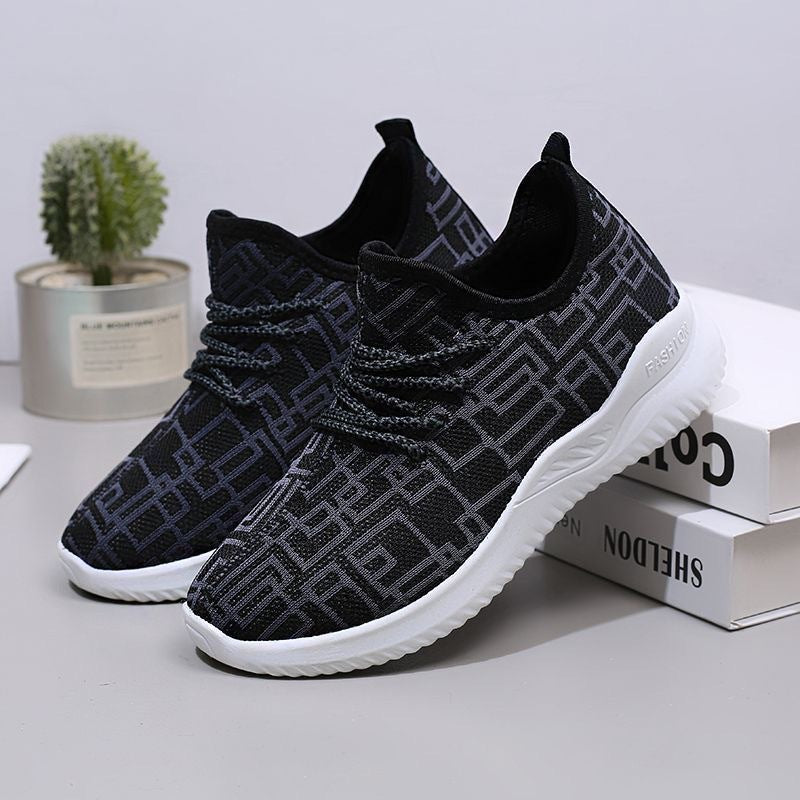 Damen Sneaker Bequem Laufsohle Weich Modisch