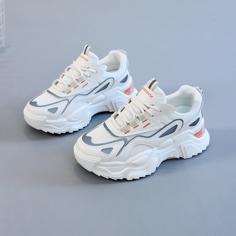 Damen Sneaker Chunky atmungsaktiv Sportlich Komfort