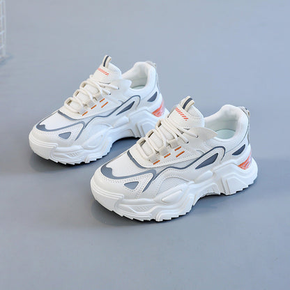 Damen Sneaker Chunky atmungsaktiv Sportlich Komfort