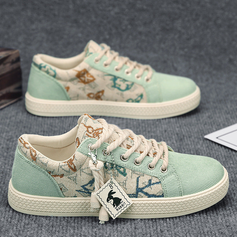 Damen Sneaker Lässig mit Einzigartigem Druck Design Heidi