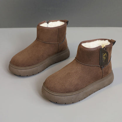 Damen Winterstiefeletten Warm Rutschfest Moderne Mode