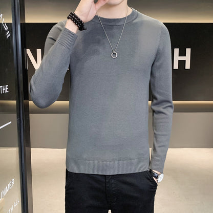 Herren Strickpullover Hochwertig Modern Schwarz