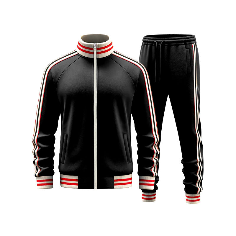 Herren Freizeitanzug Sportlich Streifen Modern