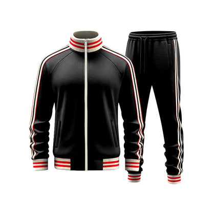 Herren Freizeitanzug Sportlich Streifen Modern