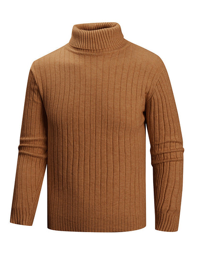 Herren Pullover Rollkragen Feinstrick Modern Style