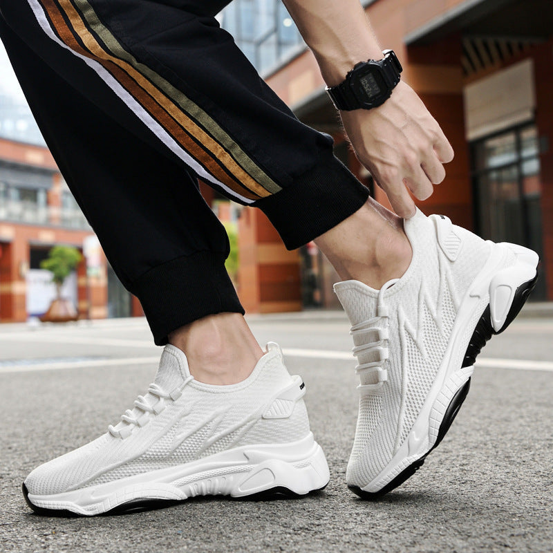 Damen Sneaker Elastisch Schnüren bequem Sportlich