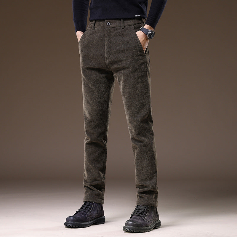 Herren Freizeithose Gefüttert Klassisch Bequem