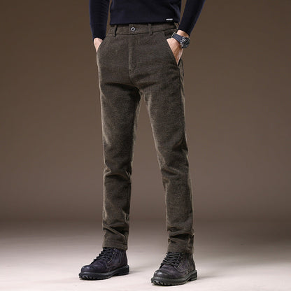 Herren Freizeithose Gefüttert Klassisch Bequem