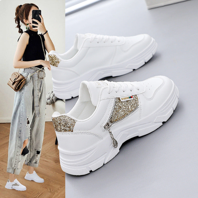 Damen Sneaker Chunky Glitzer Schuhe Rutschfest - BerlinGlamour