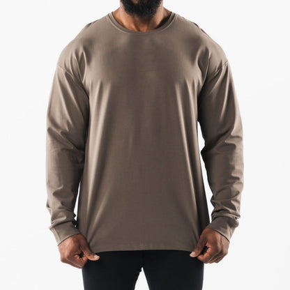 Herren Langarmshirt Atmungsaktiv Feuchtigkeitsregulierung Sport