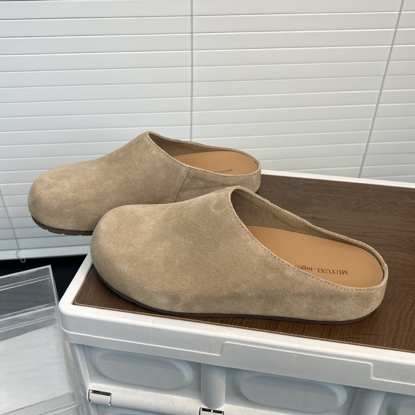 Damen Clogs Durchbruchdesign Verstellbarer Riemen Modern