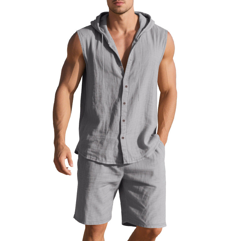 Herren Hoodie Set Leicht Baumwolle Bequem