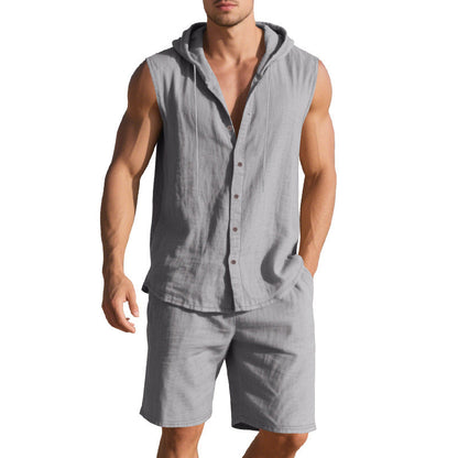Herren Hoodie Set Leicht Baumwolle Bequem