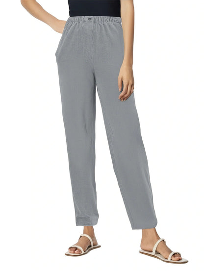 Leichte Damen Sommerhose Bequem Elegant