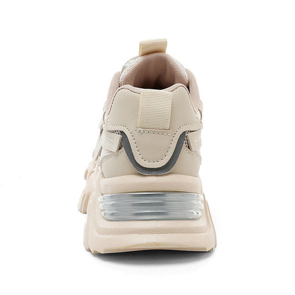 Damen Sneaker Sportlich Chunky atmungsaktiv Mesh