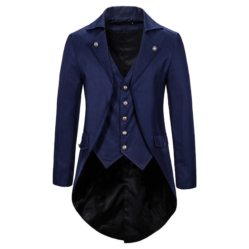 Herren Anzugmantel Elegant Asymmetrisch Modern