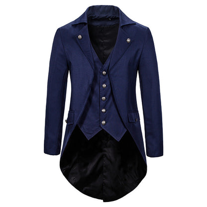 Herren Anzugmantel Elegant Asymmetrisch Modern