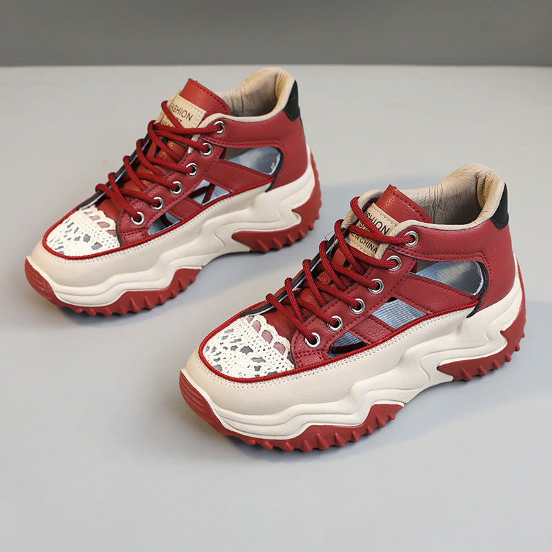 Damen Sneaker Hochwertig Bequem Modisch