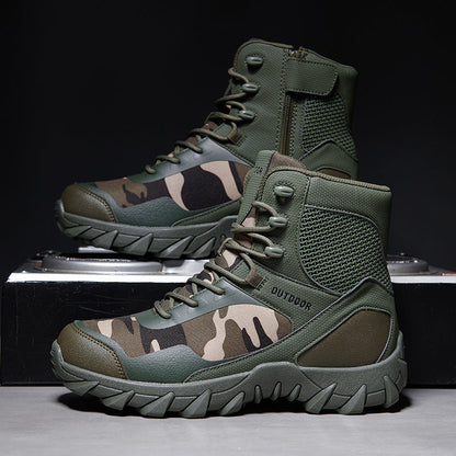 Herren Tactical Stiefel Strapazierfähig Rutschfest Outdoor