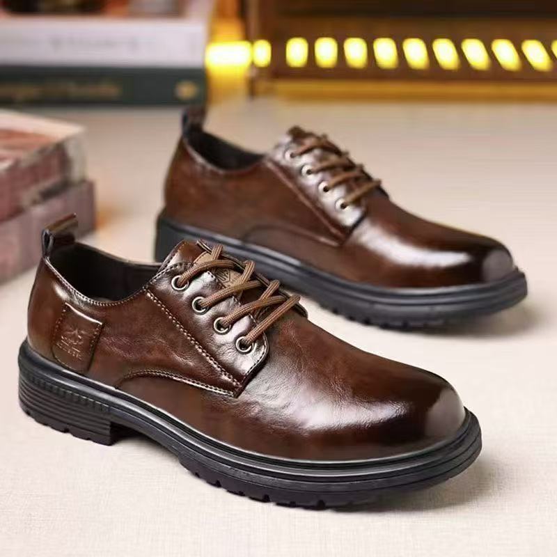 Herren Schnürschuhe Elegante Rutschfest Atmungsaktiv - BerlinGlamour