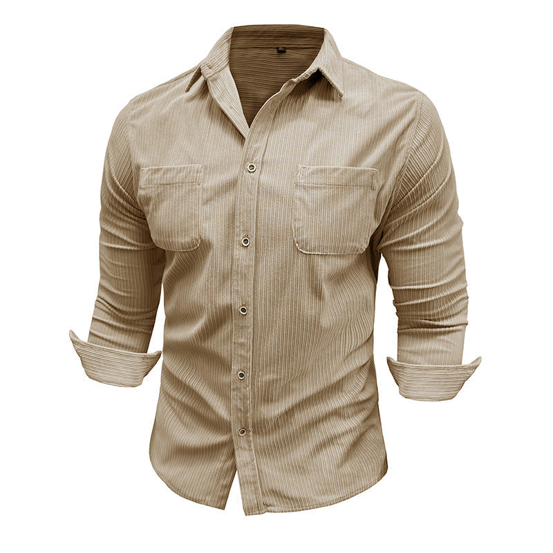 Herren Hemd Slim Fit Streifen Design Modern
