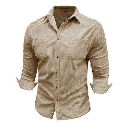 Herren Hemd Slim Fit Streifen Design Modern