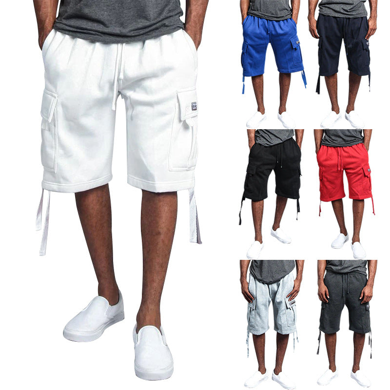 Herren Cargo Shorts Modern mit Taschen und Kordelzug - BerlinGlamour