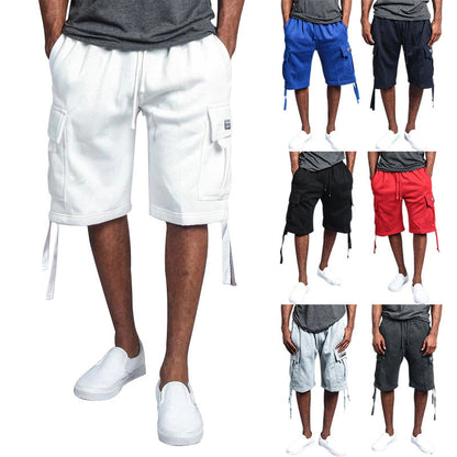 Herren Cargo Shorts Modern mit Taschen und Kordelzug - BerlinGlamour