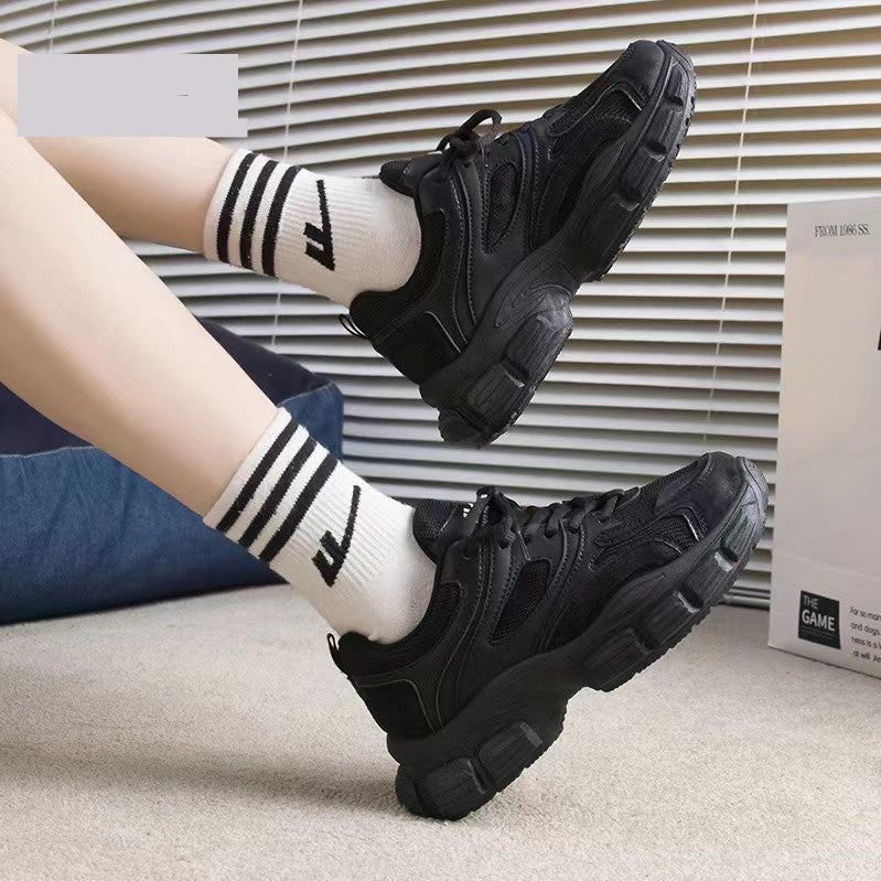 Damen Sneaker Bequem Sportliche Laufschuhe Dicke Sohle