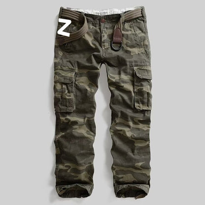 Herren Cargohose Camo Modern Taschen - BerlinGlamour