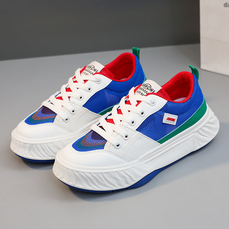Damen Sneaker Sportlich Atmungsaktiv Farbenfroh