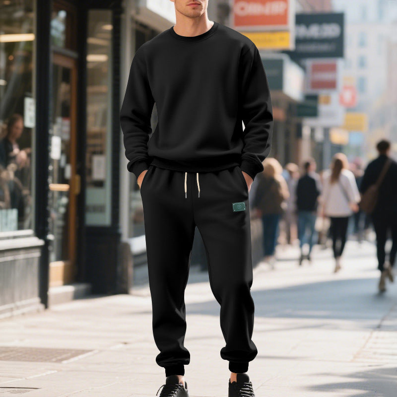 Herren Jogginganzug Komfortabel Soft Sweatshirt Set
