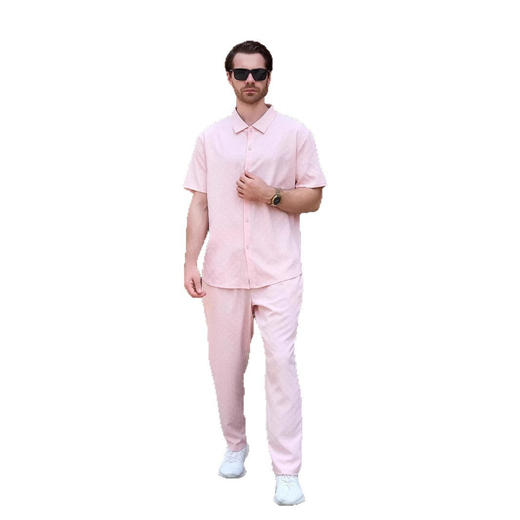 Herren Sommeranzug Set Modern Leicht Komfortabel