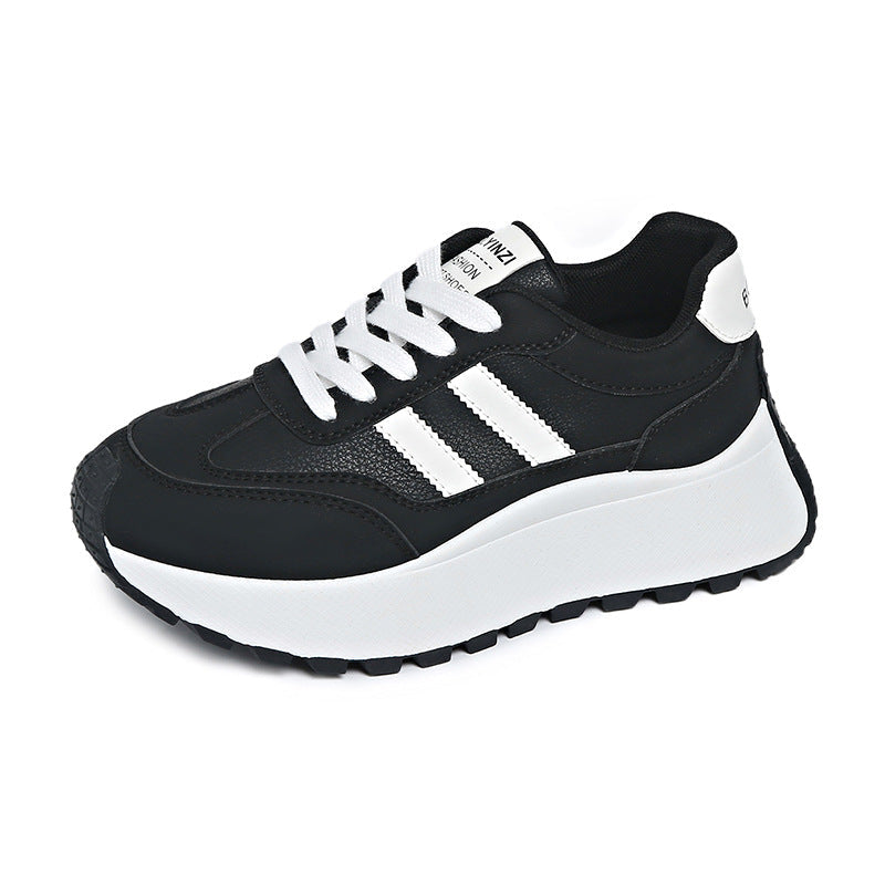 Damen Sneaker Plateau Sportlich Atmungsaktiv Mesh
