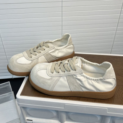 Damen Sneaker Sportlich Elegant Satin Schuhe