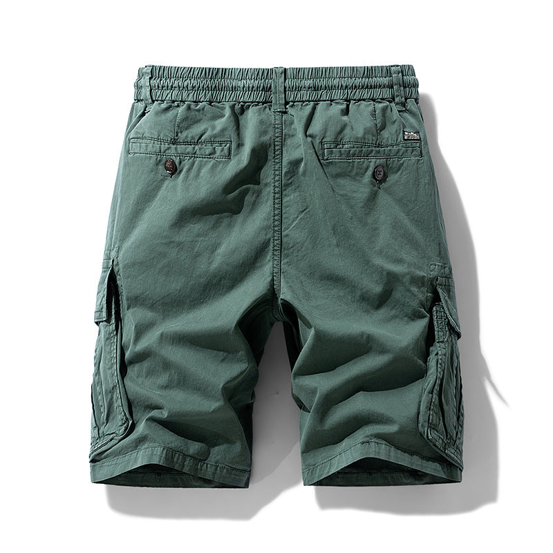 Herren Cargoshorts Elastisch Mit Taschen Sportlich