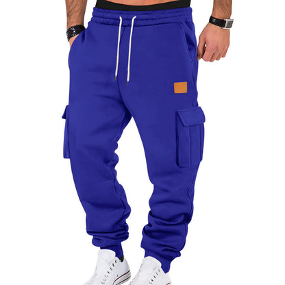 Herren Sweatpants Bequem Cargo mit elastischem Bund