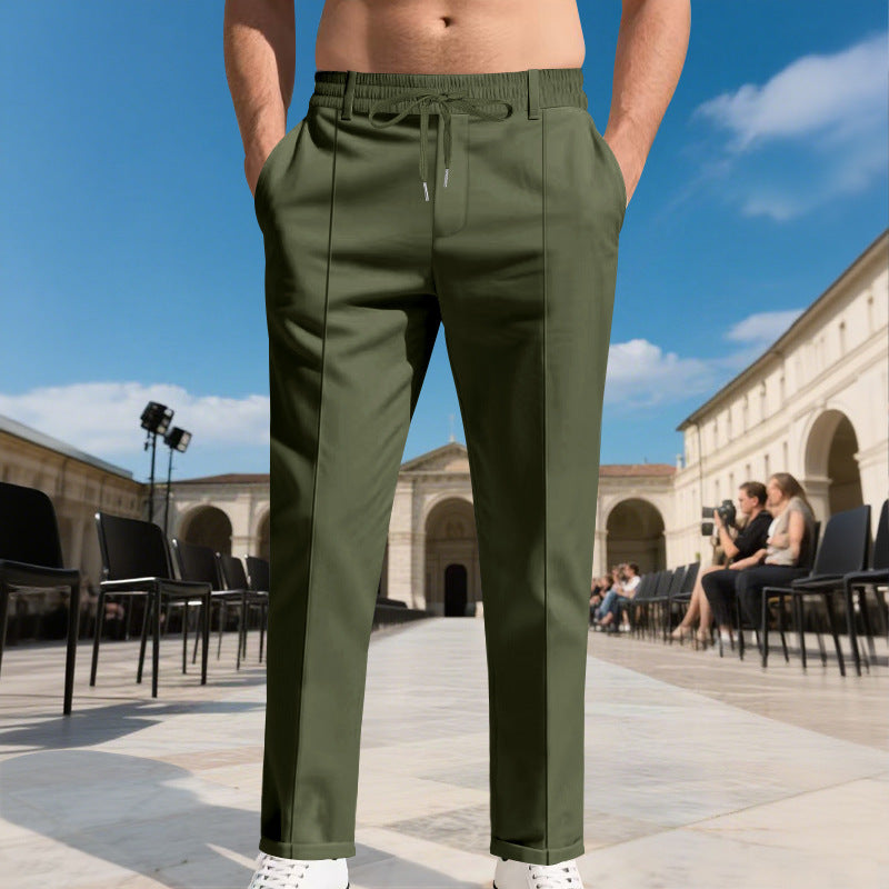 Herren Freizeithose Modern Elastischer Bund Slim Fit
