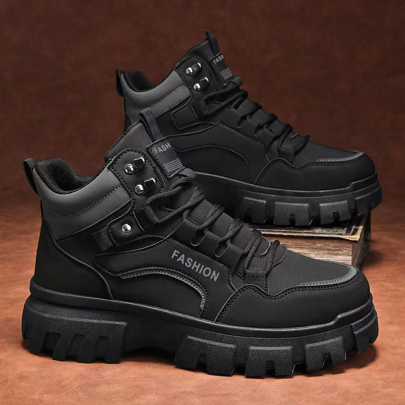 Damen High-Top Sneaker Robust Trendy Sohle Stabil