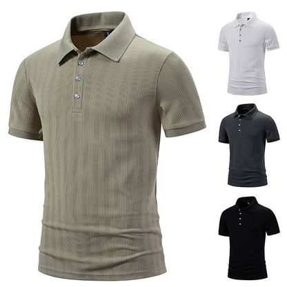 Herren Poloshirt Hochwertig Strukturiert Modern - BerlinGlamour