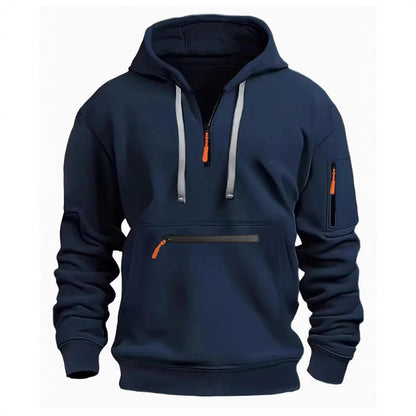 Herren Hoodie Modern mit Reißverschluss und Coolen Designs