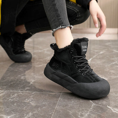 Damen Winterschuhe Warm Kuschelig Rutschfest